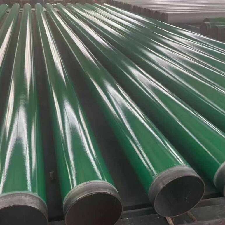 FBE Coated Steel Pipe, API 5L X52 PSL1, 8 IN, 11.8m, SCH 40
