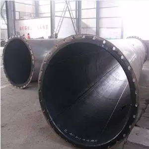 ASTM A106 Gr.B EMDM Lined Pipe, SCH STD, 24 Inch, 12M, Flanged End