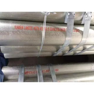 Hot Dip Galvanized Seamless Pipe, ASTM A106/A53 GR.B, DN100
