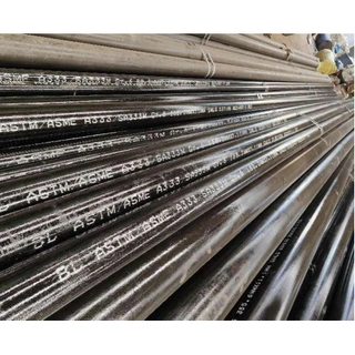 ASME SA333 Grade 6 Seamless Pipe, Carbon Steel, 12 IN, 12 M