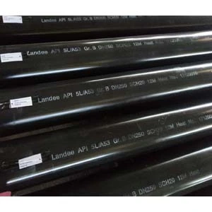 A53 Gr. B ERW Pipe, B36.10, DN250, OD 273 MM, WT 6.4 MM, L 12 M