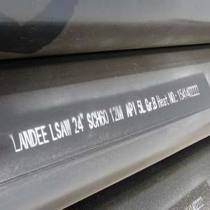 Welded LSAW Pipe, 24 Inch, 12M, API 5L Gr.B PSL1
