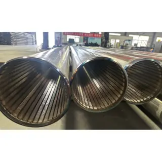Wedge Wire Screen Tube, LCG/Stainless Steel, 25-800mm, PE/BE