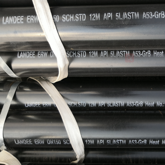 ASTM A53 GR. B ERW Pipe, API 5L, 2 Inch, 12 Meter