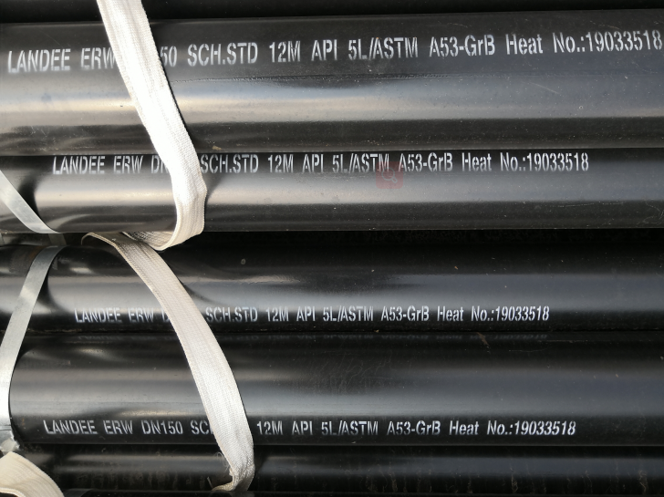 ASTM A53 GR. B ERW Pipe, API 5L, 2 Inch, 12 Meter - Landee