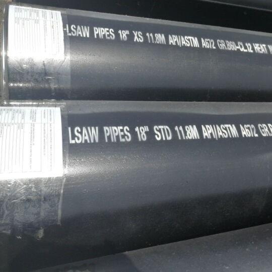 ASTM A672 EFW Welded Pipe, 16-60 Inch, B60, B65, B70, C55, C60