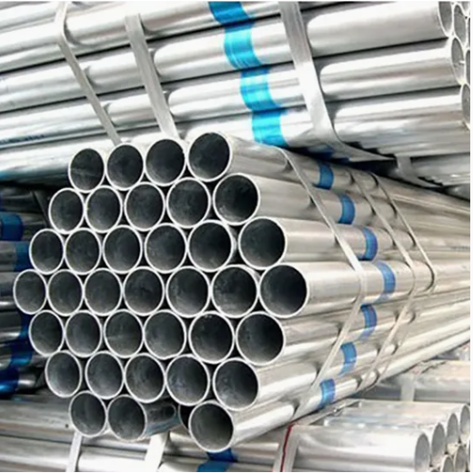 HDG Round Steel Pipe, Seamless/ERW, 1/2-24 Inch, 5.8M or 6M