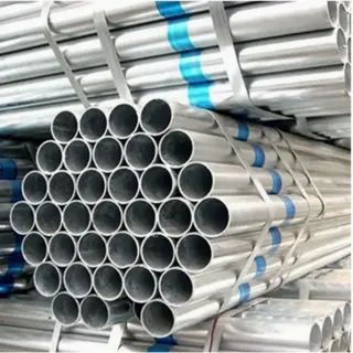 HDG Round Steel Pipe, Seamless/ERW, 1/2-24 Inch, 5.8M or 6M