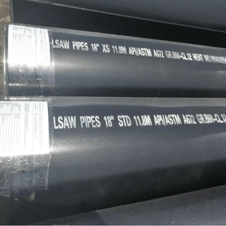 ASTM A672 B60 Class 12 LSAW Pipe, ASME B36.10, 18 Inch