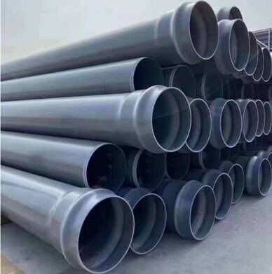 ISO 4422 UPVC Pipe, Rubber Ring End, 20 IN, DN500, WT 19.1 mm