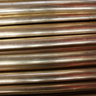 ASTM B111 C44300 Tube, Admiralty Brass, OD 25.4mm, PE