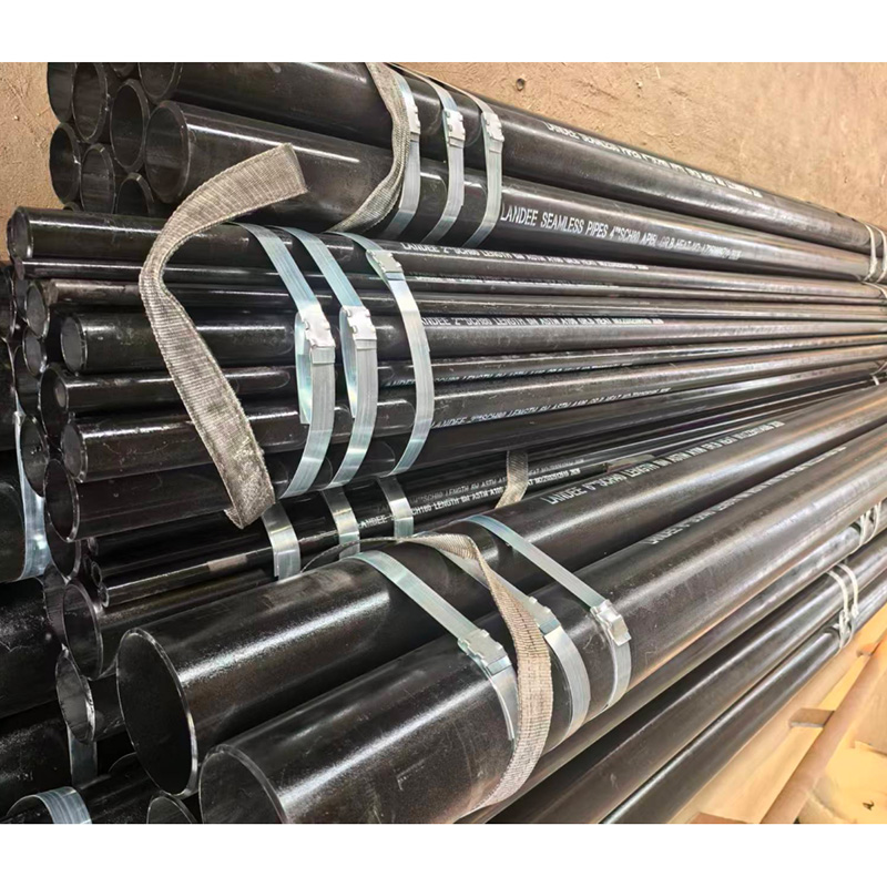 API 5L Grade B Seamless Pipes, 6 Inch, SCH 40, Beveled Ends
