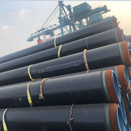 API 5L X52 PSL2 Seamles Pipe Line, DIN 30670, 18 Inch