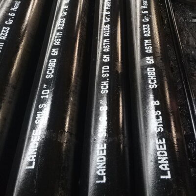 ASME B36.10 SMLS Pipe, ASTM A106 Grade B, 10 Inch, SCH 80