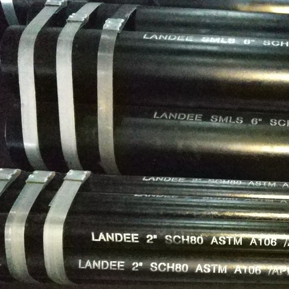 ASTM A106 Grade B Seamless Pipe, 6 Inch, SCH 40, 6 Meters - Landee