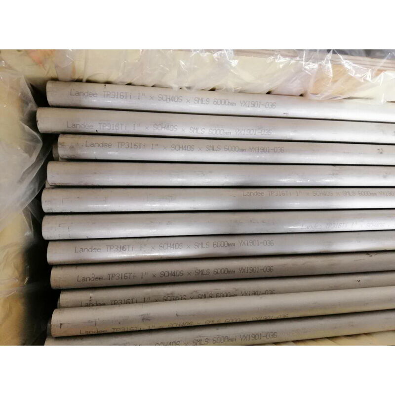 ASTM A312 TP316Ti Seamless Pipe, 1 Inch, 6 Meters, SCH 40S