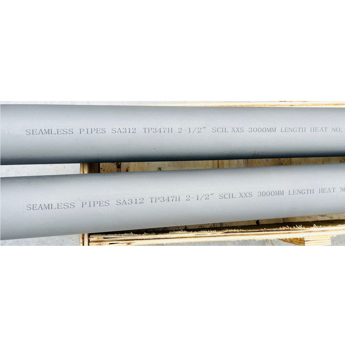 ASTM A312 TP347H Seamless Pipe, 2-1/2 Inch, SCH XXS
