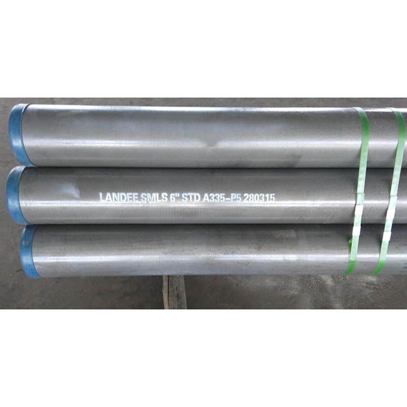ASTM A335 P5 SMLS Pipe, Alloy Steel, 6 IN, 6000 mm, SCH STD