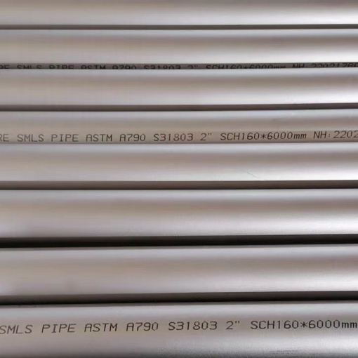 ASTM A790 S31803 S32205 Seamless Pipe, 6 Inch, SCH 160