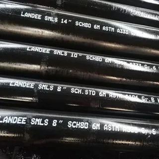 ASTM A106 GR.B SMLS Pipe, ASME B36.10, 8 Inch, SCH STD, BW
