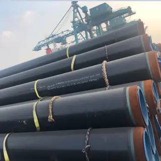 API 5L X52 PSL2 Seamles Pipe Line, DIN 30670, 18 Inch