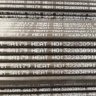 ASTM A179 Heat Exchanger Seamless Tubes, 1-1/2 Inch, DN40