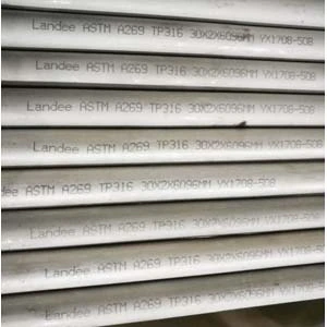 ASTM A269 TP316 Seamless Pipe, B36.19, OD: 30 MM, WT: 2 MM, L: 6 M