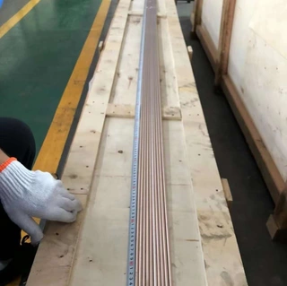 Aluminum Brass CuZn20Al Seamless Cold Drawn Straight Tube
