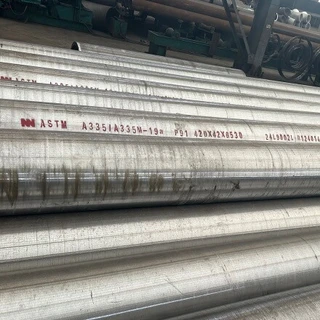ASME SA335 Seamless Steel Pipe, 1/2 - 42 Inch, ASME SA106, SA333
