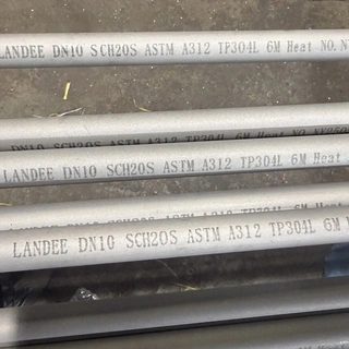 ASME B36.19M Seamless Pipes, ASTM A312 TP304L, DN10, 6 M, PE