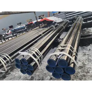 API 5L Grade B Seamless Pipes, ASME B36.10, 8 Inch, 12 M, BE