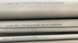 ASTM B861 Grade 2 Titanium SMLS Pipes