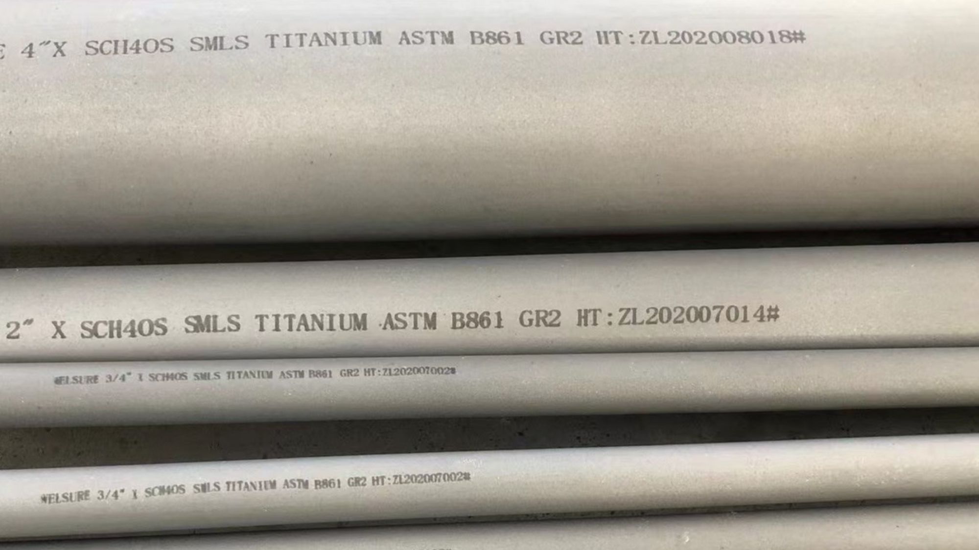 ASTM B861 Grade 2 Titanium SMLS Pipes