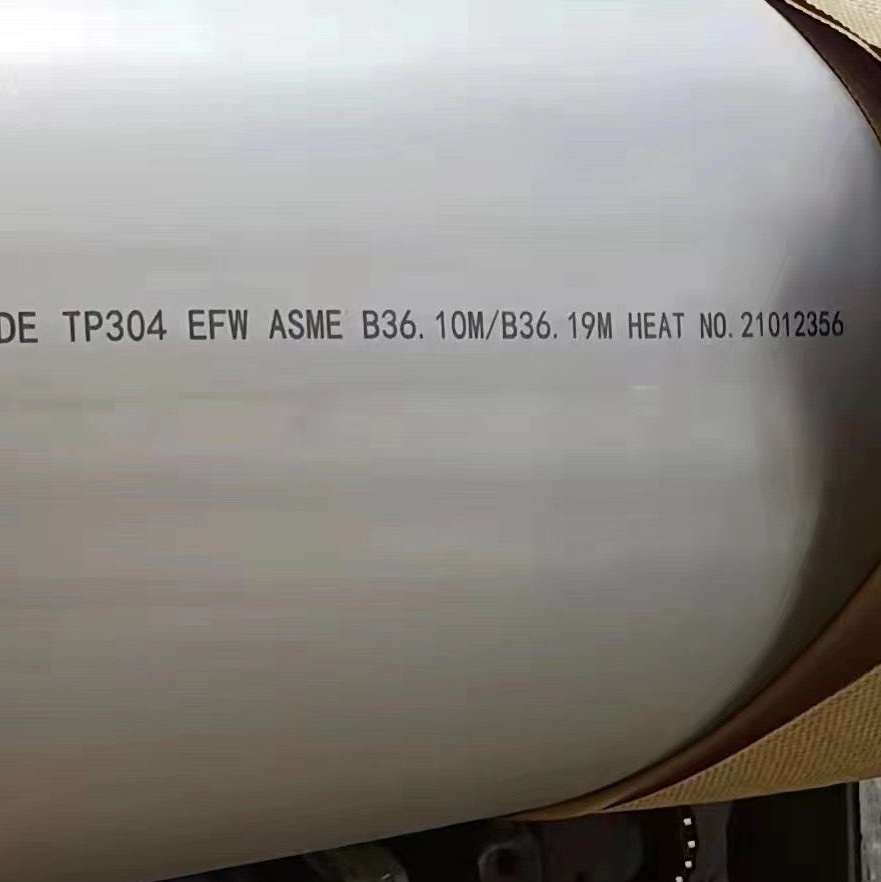 ASTM A312 TP304 Pipe, EFW, 20 Inch, SCH40S, 6 Meter, BE