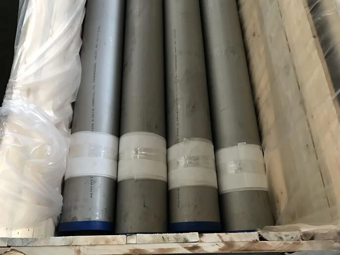 ASTM A312 TP316Ti Seamless Pipe Packaged in Wooden Cases