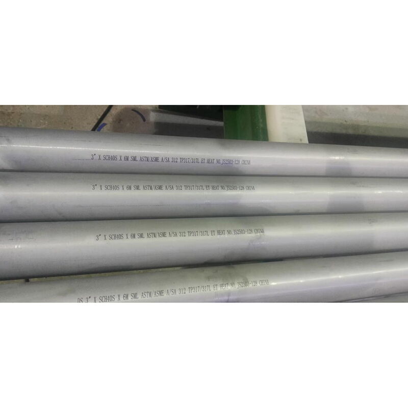 ASTM A312 TP317 Seamless Pipe, 3 Inches, 6 Meters, SCH 40S