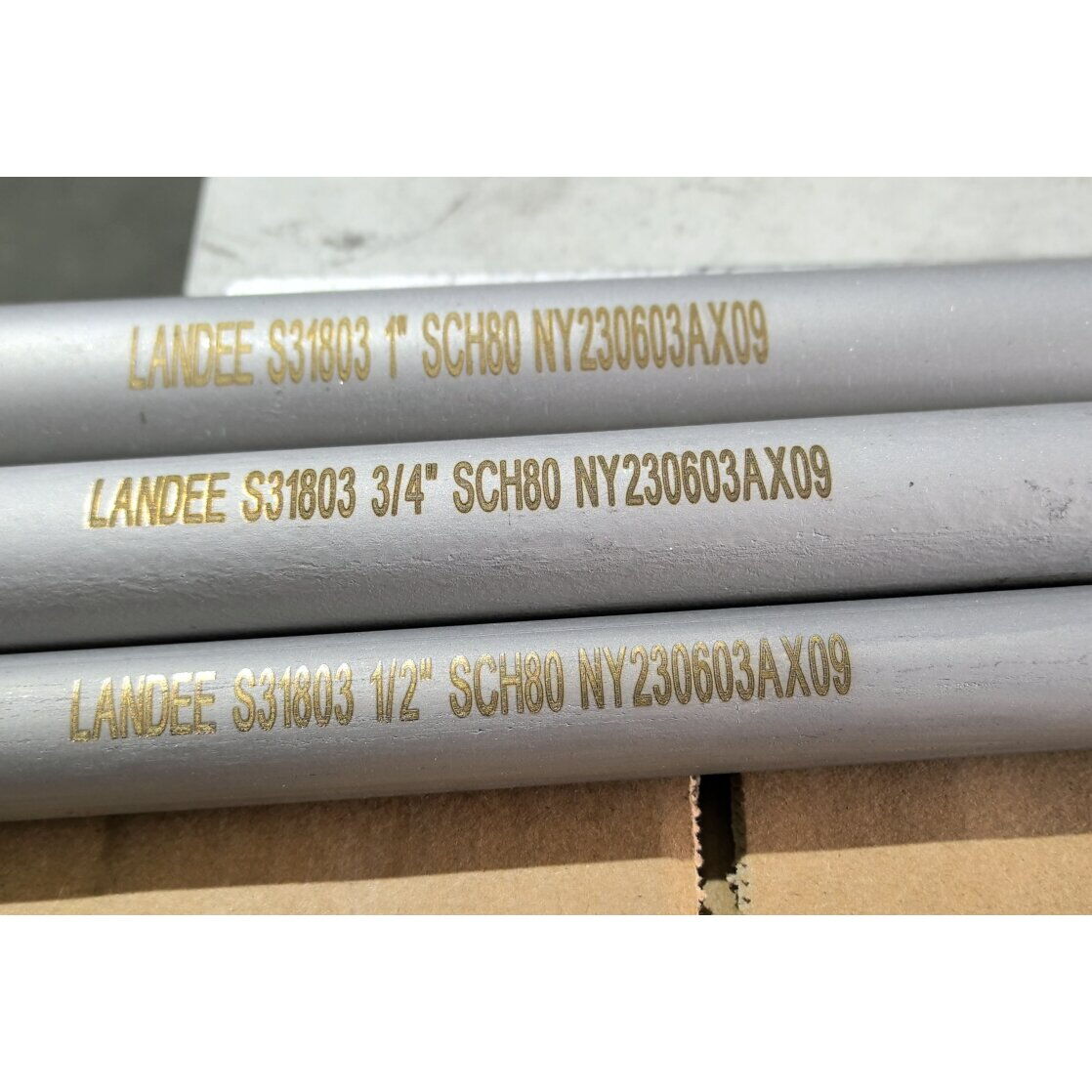 ASTM A815 UNS S31803 Seamless Pipe, DSS, 1/2-1 IN, 6 Meters