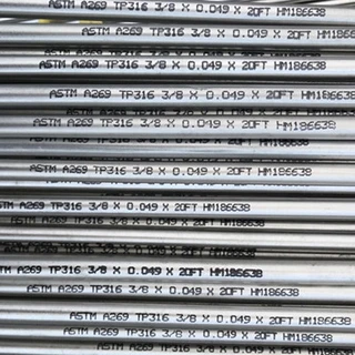 A269 TP316 Seamless Tube, 3/8 Inch, 0.049 Inch, 20 Feet