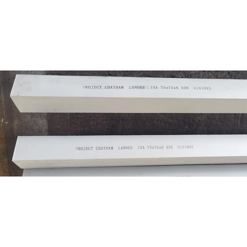 FBE Coated Steel Angle, CS, ASTM A36, 75 * 75 * 6 * 6000 mm