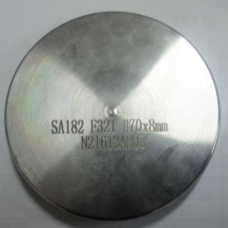ASME SA182 F321 Disc, Forged Stainless Steel, φ70 x 8mm THK