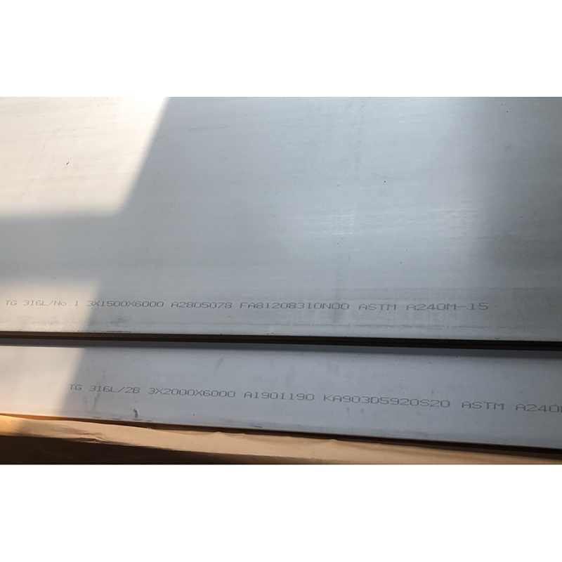 ASTM A240 TP316L Steel Plate, 1500 * 6000 * 3 mm, Pickled