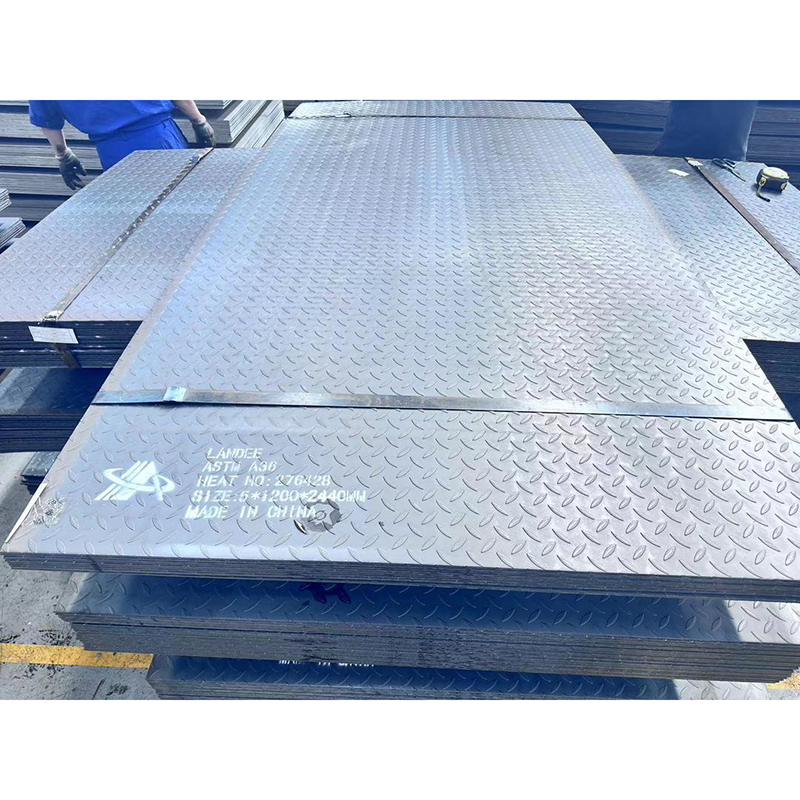 Carbon Steel Checkered Plates, ASTM A36, 5 * 1200 * 2440 mm