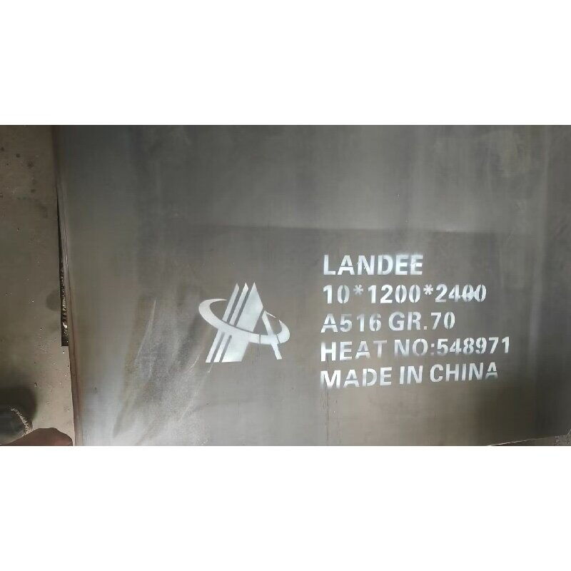 Carbon Steel Plate, ASTM A516 Grade 70, 10 * 1200 * 2400 MM