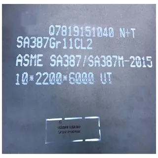Chrome-Moly Alloy Steel Plates, SA387 Gr.11, 10*2200*6000 mm