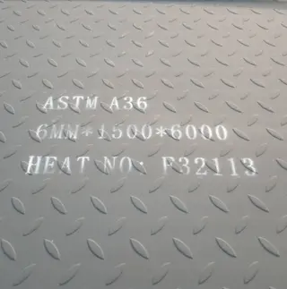 Carbon Steel Checkered Plates, ASTM A36, 6 Meters