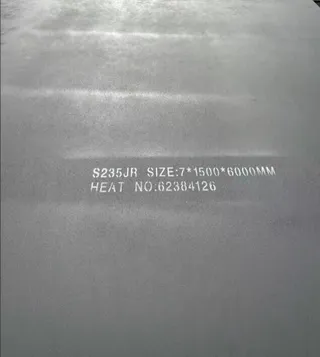 S235JR Steel Plates, Mild Steel, EN 10025-2, 7x1500x7000 mm