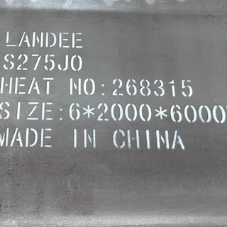 EN 10025-2 S275JO Steel Plates