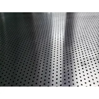 Custom Perforated Steel Sheet, SS 304, 380 x 980 mm, 6mm THK