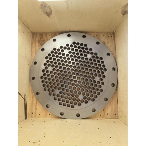 SS 304L Tube Sheet, ASTM A240 TP304L, 185 Holes, Customized