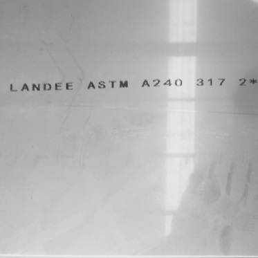 Stainless Steel ASTM A240 317 Plate, 2000 * 1000 * 2 mm